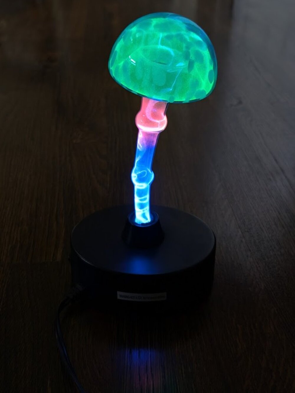 Lumisource Plasma Light Mushroom Multi Color RARE Vintage Unique 90s Vibe - Picture 9 of 16